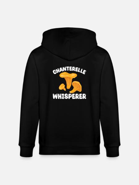 Chanterelle Whisperer - Stanley/Stella CULTIVATOR Unisex Organic Hooded Jacket - black