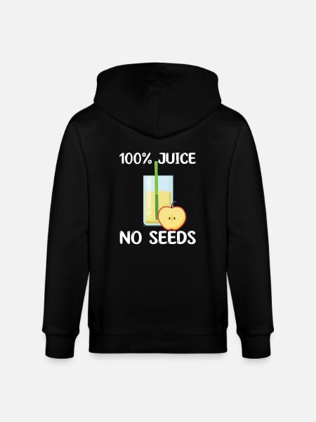 Apple juice - Stanley/Stella CULTIVATOR Unisex Organic Hooded Jacket - black