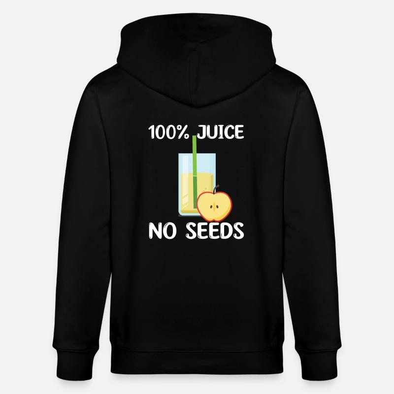 Jus de pomme - Veste à capuche bio CULTIVATOR Stanley/Stella Unisexe - noir