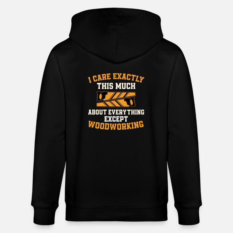 Cadeau menuisier - Veste à capuche bio CULTIVATOR Stanley/Stella Unisexe - noir