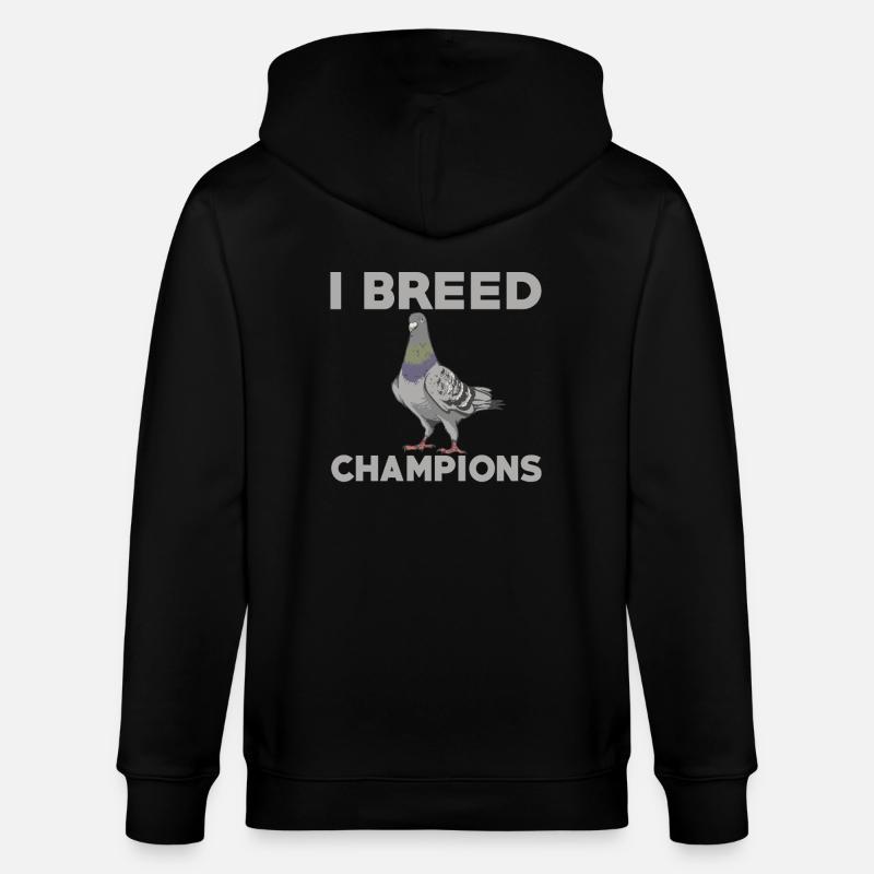 Taubenzüchter - Stanley/Stella Unisex Bio-Kapuzenjacke CULTIVATOR  - Schwarz