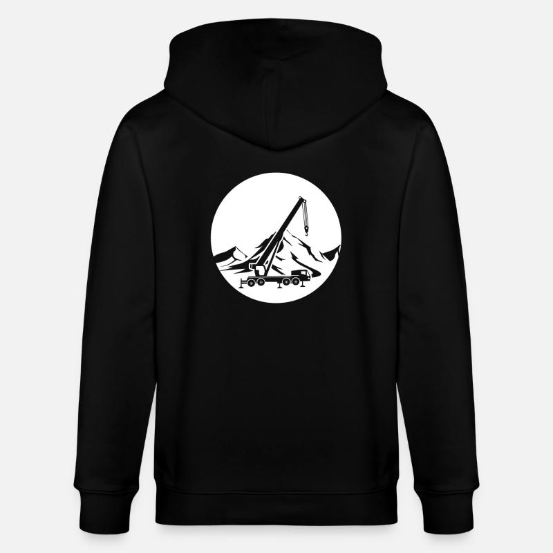 Grue mobile - Veste à capuche bio CULTIVATOR Stanley/Stella Unisexe - noir