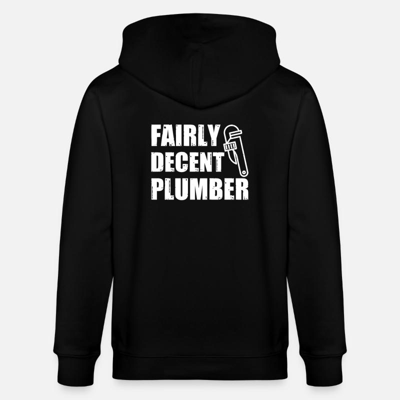 Plombier assez décent - Veste à capuche bio CULTIVATOR Stanley/Stella Unisexe - noir