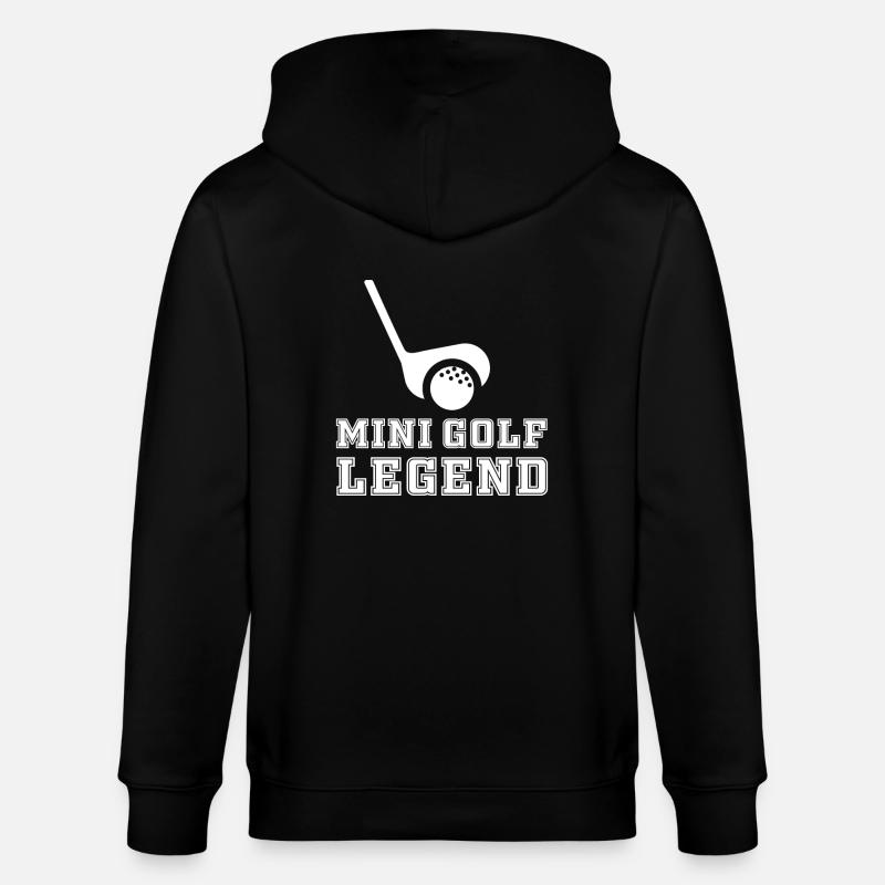 Minigolf Légende - Veste à capuche bio CULTIVATOR Stanley/Stella Unisexe - noir