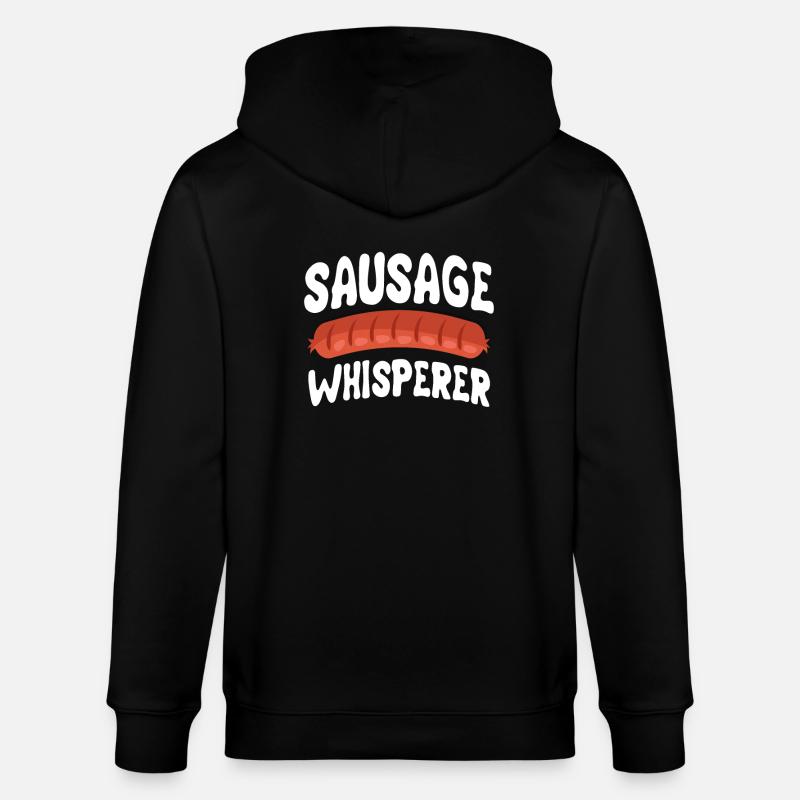 Chuchoteur de saucisses - Veste à capuche bio CULTIVATOR Stanley/Stella Unisexe - noir
