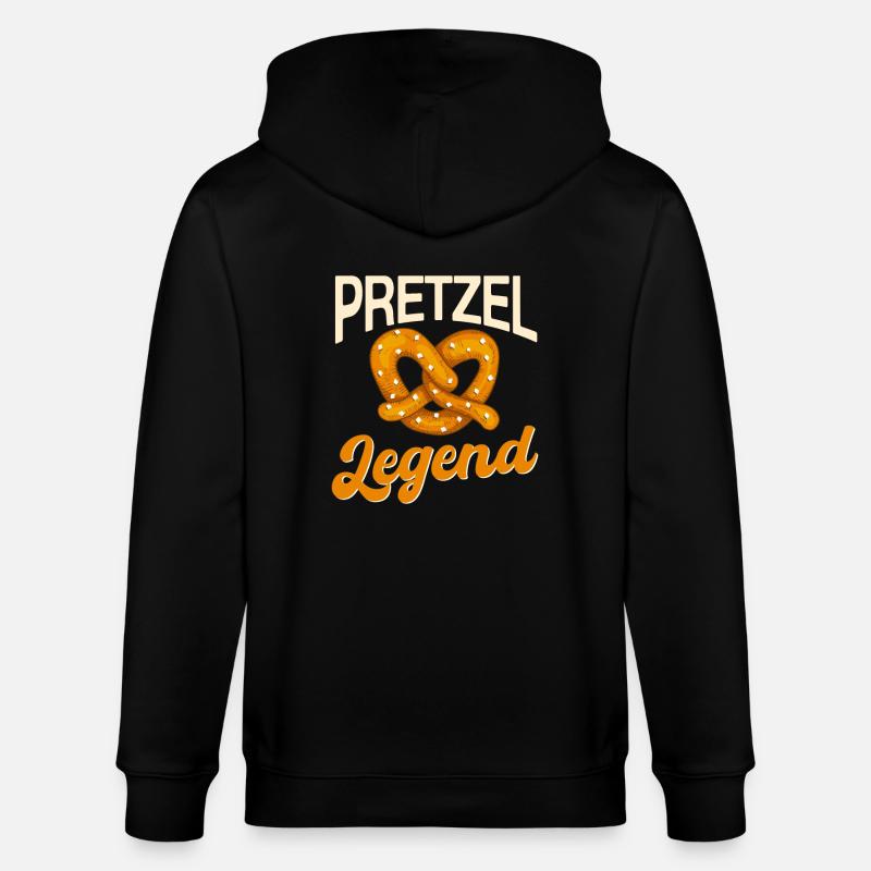 Légende du bretzel - Veste à capuche bio CULTIVATOR Stanley/Stella Unisexe - noir