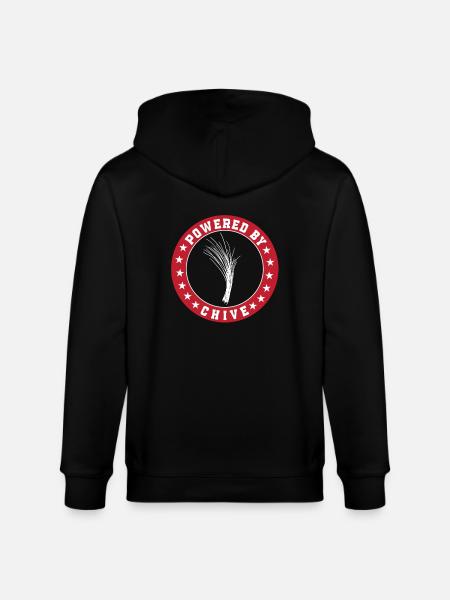 Funny Chives Lover Outfit - Stanley/Stella CULTIVATOR Unisex Organic Hooded Jacket - black