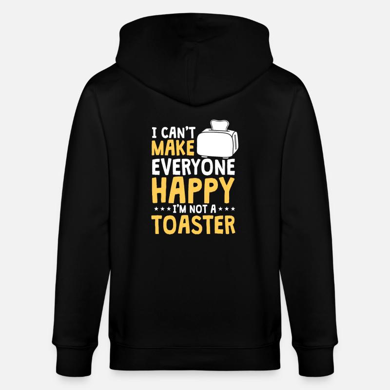 Toaster - Stanley/Stella Unisex Bio-Kapuzenjacke CULTIVATOR  - Schwarz