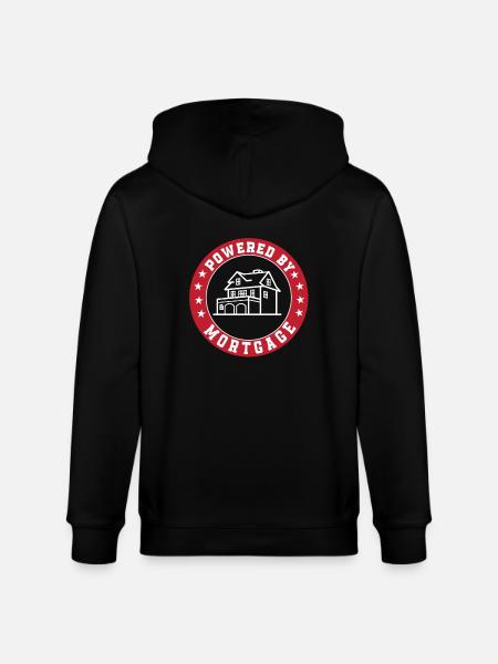 Driven by mortgage - Stanley/Stella CULTIVATOR  Unisex Organic Hooded Jacket - black