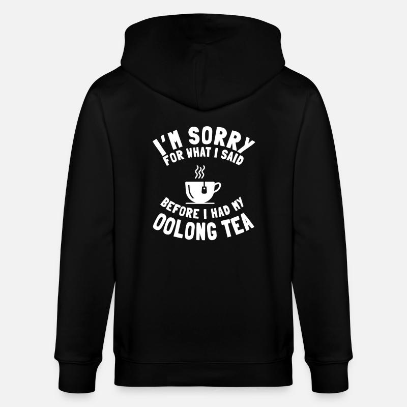 Thé Oolong - Veste à capuche bio CULTIVATOR Stanley/Stella Unisexe - noir