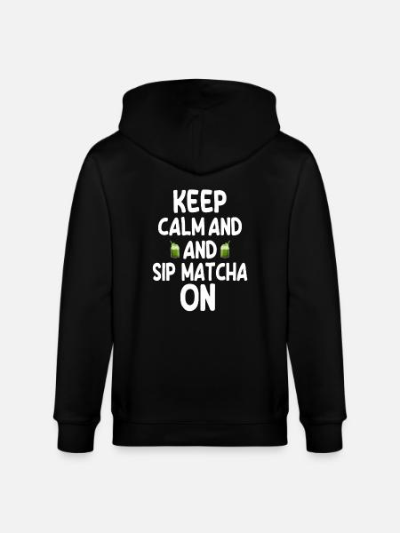 Matcha - Stanley/Stella CULTIVATOR  Unisex Organic Hooded Jacket - black