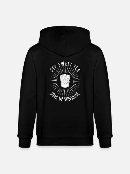 Süsser Tee - Stanley/Stella Unisex Bio-Kapuzenjacke CULTIVATOR - Schwarz