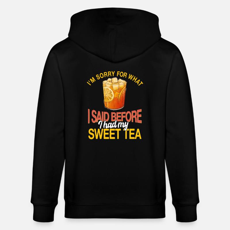 Süsser Tee - Stanley/Stella Unisex Bio-Kapuzenjacke CULTIVATOR  - Schwarz