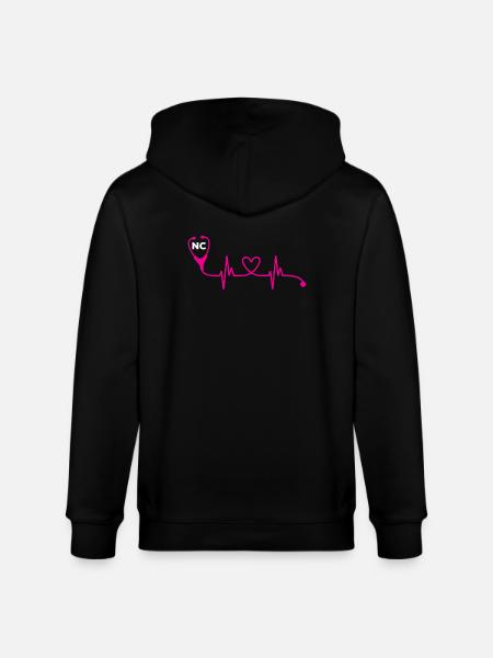 Cute Nc - Nurse Consultant - Stanley/Stella CULTIVATOR Unisex Organic Hooded Jacket - black