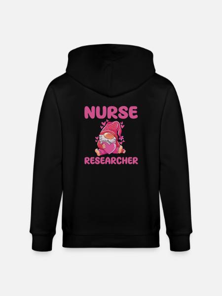 Nursing researcher - Stanley/Stella CULTIVATOR Unisex Organic Hooded Jacket - black