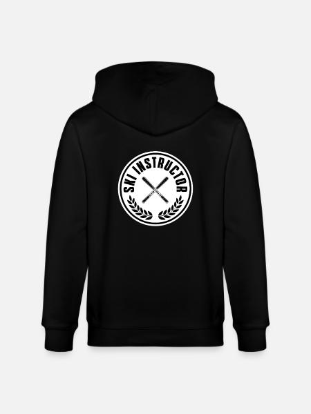 Moniteur de ski - Veste à capuche bio CULTIVATOR Stanley/Stella Unisexe - noir