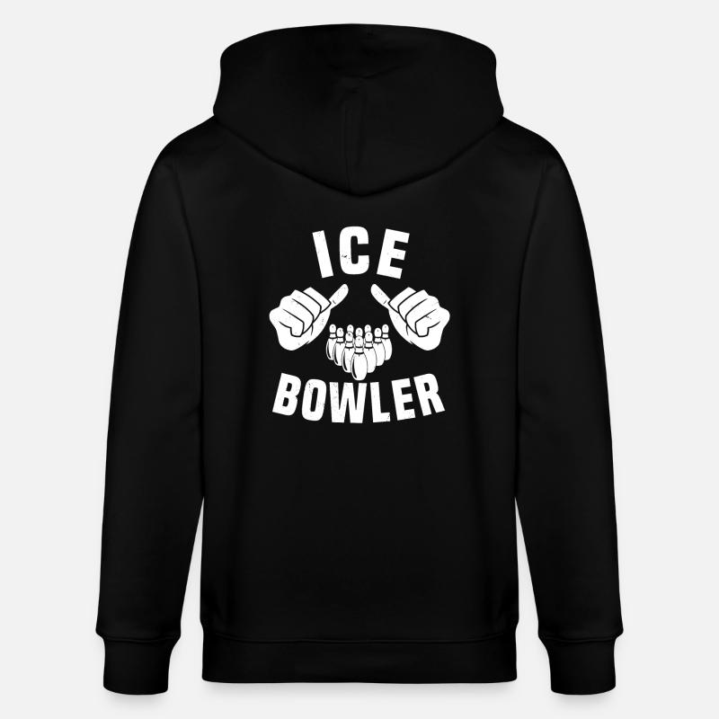 Joueur de quilles sur glace - Veste à capuche bio CULTIVATOR Stanley/Stella Unisexe - noir