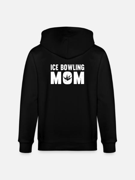 Eisbowling Mama - Stanley/Stella Unisex Bio-Kapuzenjacke CULTIVATOR  - Schwarz