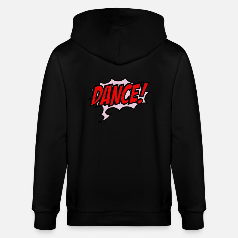tanzen - Stanley/Stella Unisex Bio-Kapuzenjacke CULTIVATOR  - Schwarz