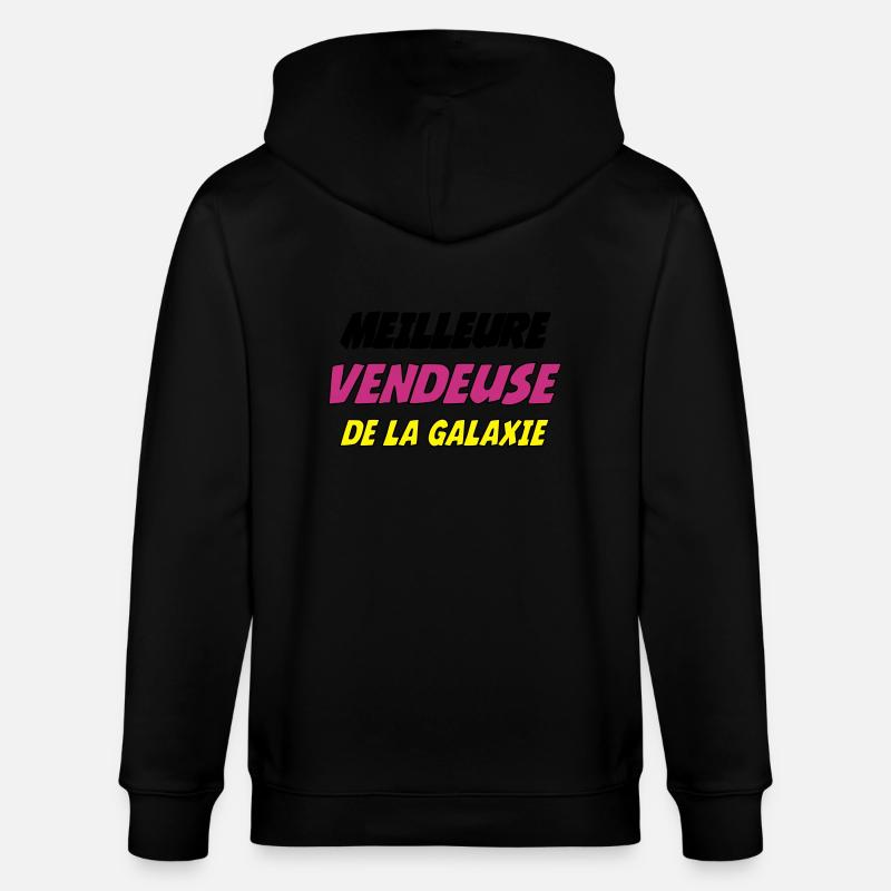 MEILLEURE VENDEUSE DE LA GALAXIE - Veste à capuche bio CULTIVATOR Stanley/Stella Unisexe - noir