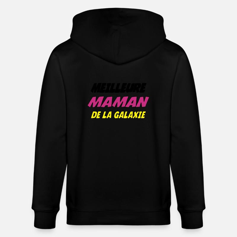 DIE BESTE MUTTER DER GALAXIE - Stanley/Stella Unisex Bio-Kapuzenjacke CULTIVATOR  - Schwarz
