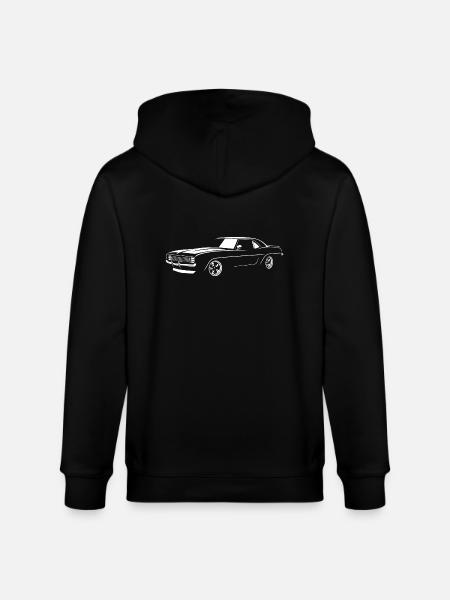 1969 Camaro - Stanley/Stella CULTIVATOR Unisex Organic Hooded Jacket - black