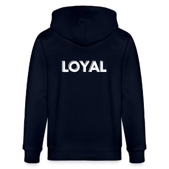 Loyauté loyale - Veste à capuche bio CULTIVATOR Stanley/Stella Unisexe - marine - Dos - Anna (173cm)
