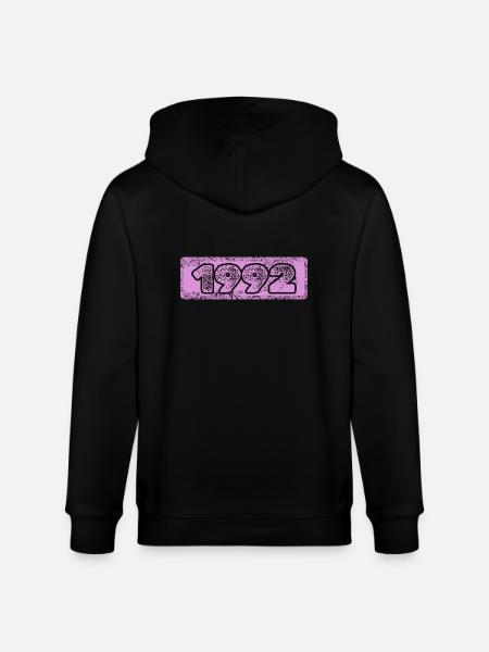 1992 - Stanley/Stella CULTIVATOR  Unisex Organic Hooded Jacket - black