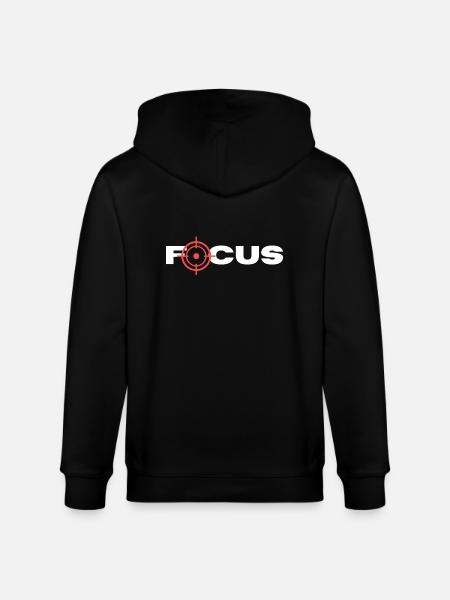 Focus - Stanley/Stella Unisex Bio-Kapuzenjacke CULTIVATOR - Schwarz