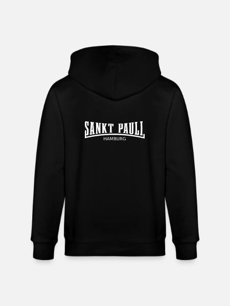 Sankt Pauli Hambourg - Veste à capuche bio CULTIVATOR Stanley/Stella Unisexe - noir