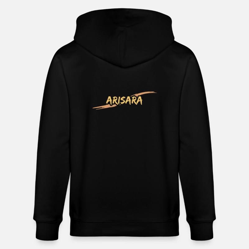 Arisara - Stanley/Stella Unisex Bio-Kapuzenjacke CULTIVATOR  - Schwarz