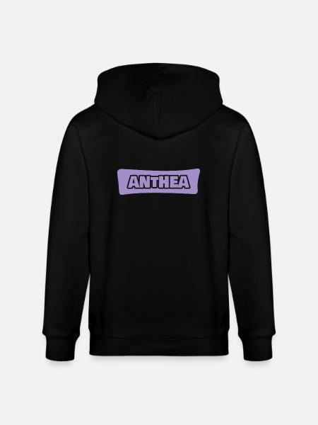 First name Anthea - Stanley/Stella CULTIVATOR  Unisex Organic Hooded Jacket - black