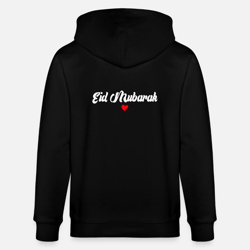 Islam Eid Mubarak - Stanley/Stella Unisex Bio-Kapuzenjacke CULTIVATOR - Schwarz
