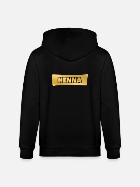 Henna - Stanley/Stella CULTIVATOR Unisex Organic Hooded Jacket - black