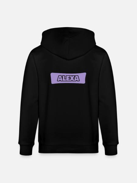 Gift for Alexa - Stanley/Stella CULTIVATOR  Unisex Organic Hooded Jacket - black