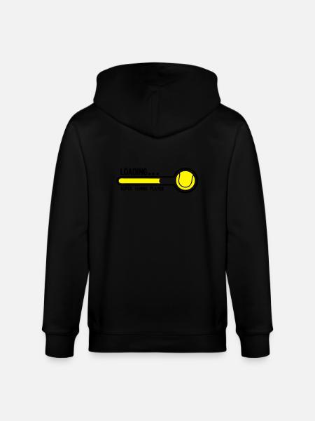 tennis loading super player1 - Veste à capuche bio CULTIVATOR Stanley/Stella Unisexe - noir