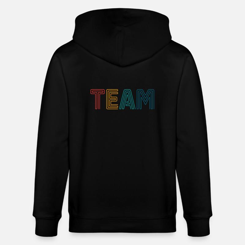 Team - Stanley/Stella Unisex Bio-Kapuzenjacke CULTIVATOR  - Schwarz
