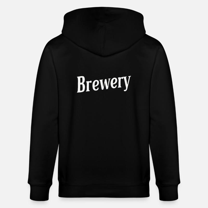 BRAUEREI - Stanley/Stella Unisex Bio-Kapuzenjacke CULTIVATOR  - Schwarz