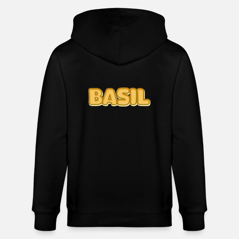 Basil Basil - Stanley/Stella Unisex Bio-Kapuzenjacke CULTIVATOR  - Schwarz