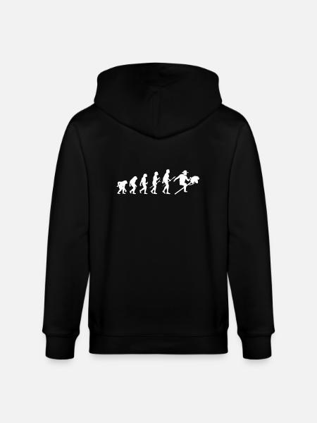 Steckenpferd Evolution Hobby Horsing - Stanley/Stella Unisex Bio-Kapuzenjacke CULTIVATOR  - Schwarz