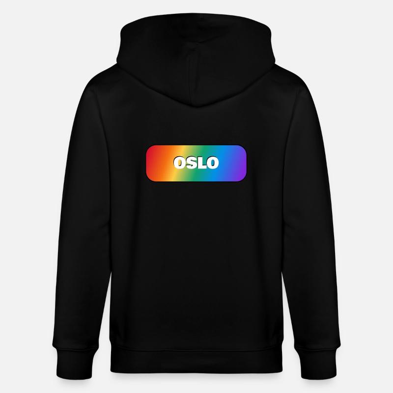 GAY PRIDE D’OSLO - Veste à capuche bio CULTIVATOR Stanley/Stella Unisexe - noir