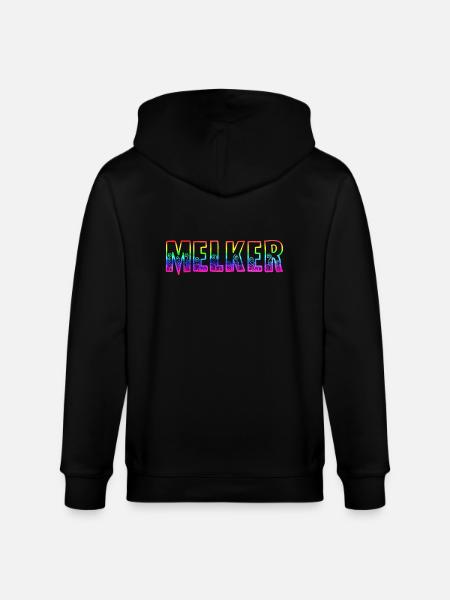 melker rs regenbogen - Stanley/Stella Unisex Bio-Kapuzenjacke CULTIVATOR - Schwarz