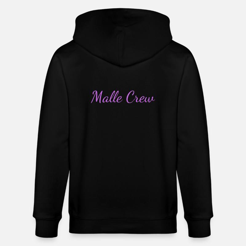 Malle Crew - Stanley/Stella Unisex Bio-Kapuzenjacke CULTIVATOR  - Schwarz