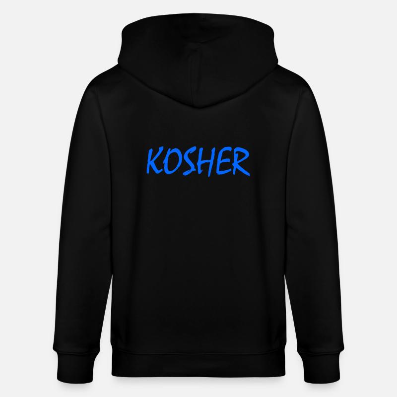 Kosher - Stanley/Stella Unisex Bio-Kapuzenjacke CULTIVATOR  - Schwarz