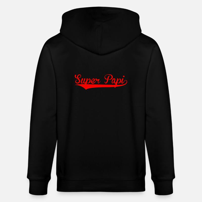 Super Papi - Veste à capuche bio CULTIVATOR Stanley/Stella Unisexe - noir