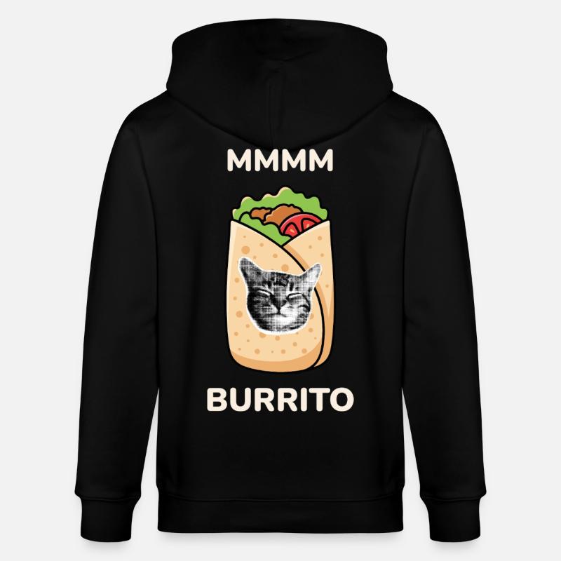 MMMM Burrito - Stanley/Stella Unisex Bio-Kapuzenjacke CULTIVATOR  - Schwarz