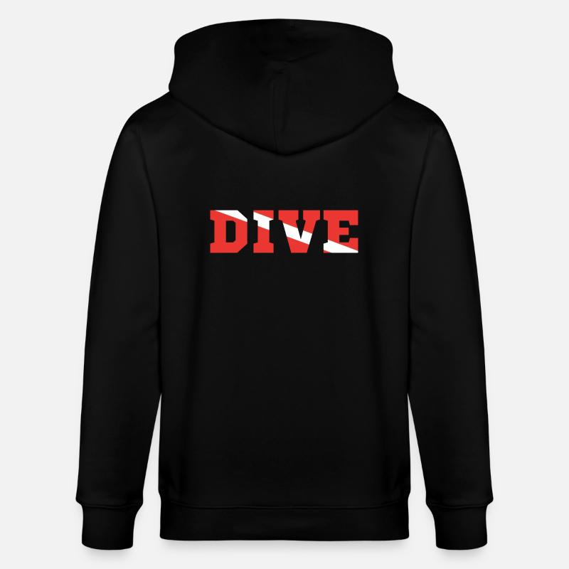 Plongée Plongeur Scuba - Veste à capuche bio CULTIVATOR Stanley/Stella Unisexe - noir