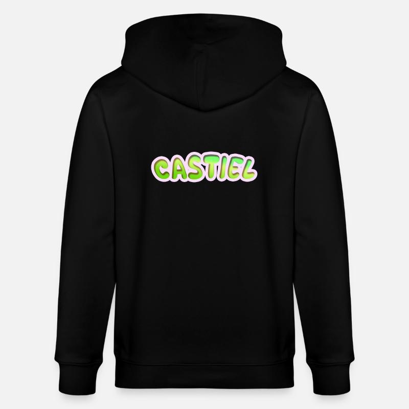 Castiel comme métier - Veste à capuche bio CULTIVATOR Stanley/Stella Unisexe - noir