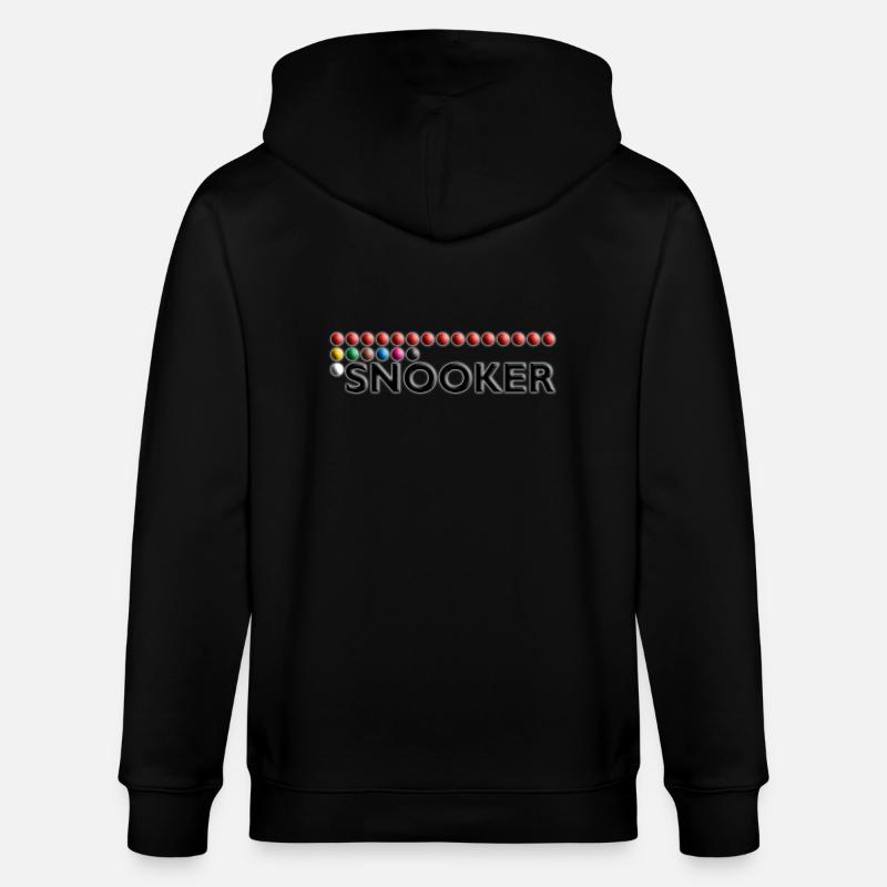 SNOOKER - Bälle - Stanley/Stella Unisex Bio-Kapuzenjacke CULTIVATOR  - Schwarz