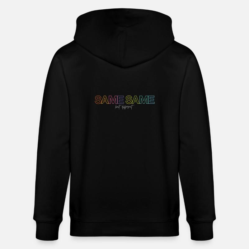 Same Same But Different - Stanley/Stella Unisex Bio-Kapuzenjacke CULTIVATOR  - Schwarz